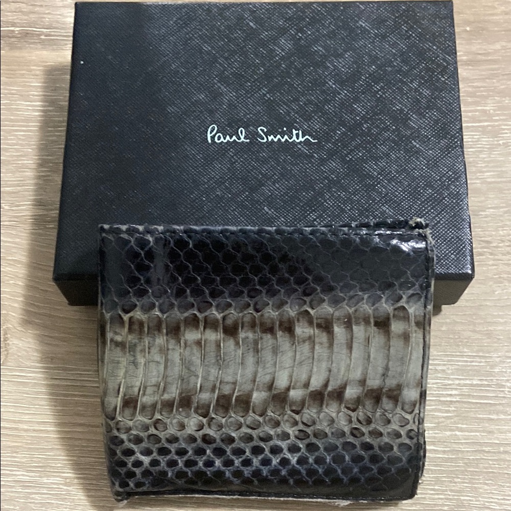 Vintage Paul Smith Snakeskin Bi-Fold Wallet